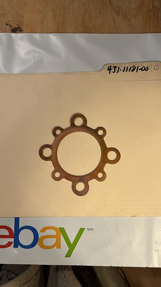 Junta de culata Yamaha 431-11181-00 para '74-'75, YZ250 e YZ360 Foto 1 de 1