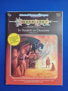 AD&D In Search of Dragons with Map Adventure Module - Dragonlance 9243 - Picture 1 of 3