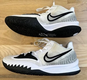 Men’s Size 11 - Nike Kyrie 4 TB Low White Black Sneakers - Picture 1 of 8