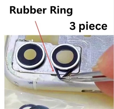BCMPARTS Rückfahrkamera Wasserdicht Gummi Ring Dichtung für iPhone X XR XS Max 11 12 13 14