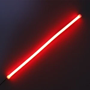 2X Bright Red 45CM 7W Slim Soft Tube Bar SMD LED DRL Tail Door Grill Light 12V - Imagen 1 de 8
