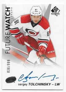 16/17 SP AUTHENTIC FUTURE WATCH AUTOGRAPH RC #136 Sergey Tolchinsky #836/999 - Imagen 1 de 1