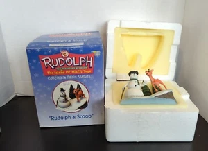 RUDOLPH & SCOOP Collectable Resin Statue Island Of Misfit Toys NOS - Picture 1 of 10