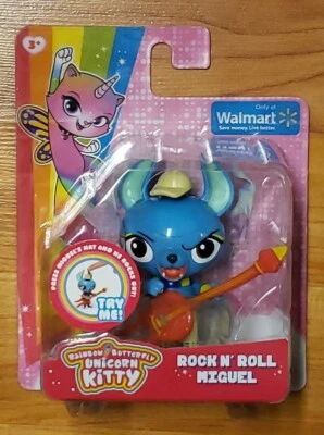 Rainbow Butterfly Unicorn Kitty RBUK Rock N' Roll Miguel Figure NIP Walmart Excl - Image 1 of 2