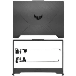 New for ASUS TUF Gaming F15 FX506 FX506L 506LH FA506 LCD Back Cover+Bezel+Hinges - Picture 1 of 4