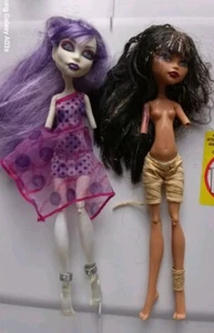 Monster High Doll lots of 2, incomplete sold as is... lot (A) - Picture 1 of 4