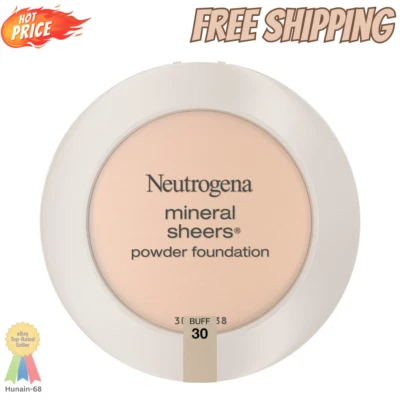 Neutrogena Mineral Sheers Oil-Free Powder Foundation, Buff 30,.34 oz.. - Image 1 of 4