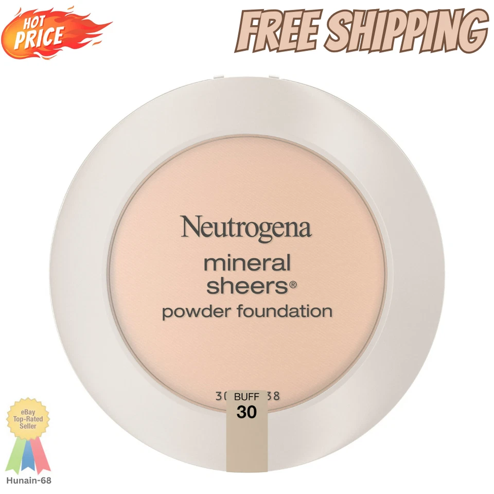 Neutrogena Mineral Sheers Compact Powder Foundation SPF 20 Buff 30 0.34 Oz