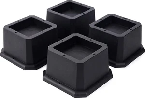 Btsd-Home Furniture Risers 2 Inch Bed Risers Heavy Duty Adjustable Dorm Bed Lift - Picture 1 of 12
