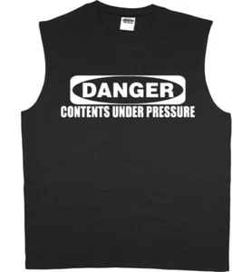 Mens Sleeveless T-shirt Muscle Tee Funny Farting T-shirt Tank Top - Picture 1 of 1
