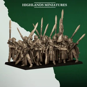Highland Miniatures Feral Spearmen - Picture 1 of 12