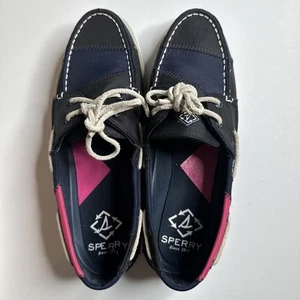 Sperry Auténticos Originales 2 Ojos Bionic Zapatos de Barco Para Mujer Talla 7.5 Planos Informales - Imagen 1 de 14