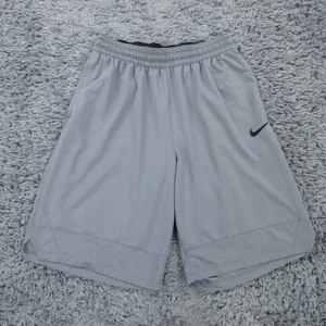 Nike Shorts Herren Large grau Dri-Fit Polyester Basketball Activewear Logo * - Bild 1 von 18