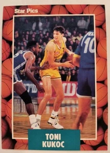 Toni Kukoc 1990 Star Pics #39 RC CASI NUEVO-como nuevo (paquete fresco) Jugoplastika (Yugoslavia) - Imagen 1 de 2