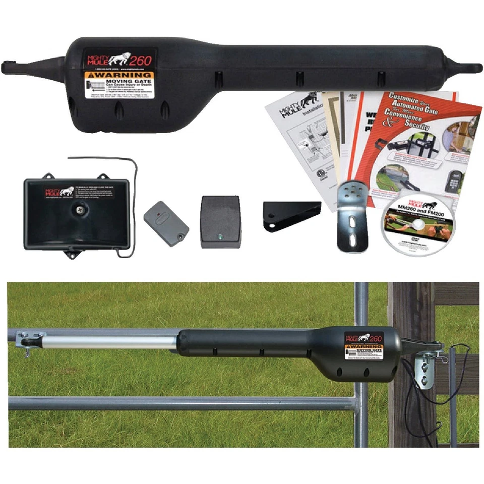 Mighty Mule MM271 12 Ft. 300 Lb. Single Gate Opener Kit MM271 Mighty Mule MM271 - Image 1 of 4