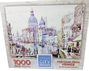WHSmith Puzzle 1000 Teile "Postkarte aus Venedig" Städtereisen Sammlung Neu - Bild 1 von 10