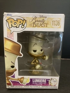 Funko Pop! Disney - Lumiere #1136 Beauty and the Beast - Box Damage w/ Protector - Picture 1 of 17