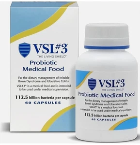 VSL#3 Probiotika 112,5B CFUS-Darmunterstützung mit hohem Potenz, 60 Kapseln - Bild 1 von 3
