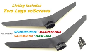 New Vizio VFD43M-0804, M43Q6M-K04, V435M-K04, D43F-J04 TV Stand Legs w/ Screws - Picture 1 of 6