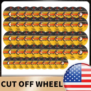 50Pcs 115mm Metal Cutting Discs Stainless Steel Cut-off Wheel For Anger Grinder - Picture 1 of 6