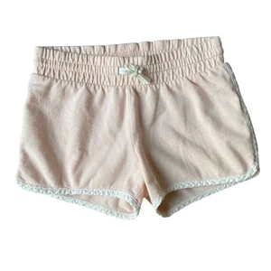 Girl M 8 GAP Kids Light Pink White Trim Athleisure Athletic Shorts Elastic Waist - Picture 1 of 2