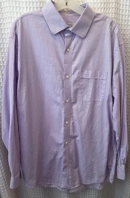Robert Barakett Lilac Checked Dress Shirt Men’s 16.5”-34/35” Stunning Shirt NICE - Image 1 of 4