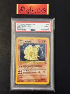 PSA 9 Ninetales Holo Rare Base Set 2 13/130 Pokémon Card - Picture 1 of 6