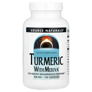 Source Naturals Meriva Turmeric Complex 500 mg 120 Capsules Dairy-Free, - Picture 1 of 2