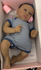 Realistic Reborn Baby Dolls Vinyl Silicone Real Handmade Newborn Doll Gift NIB - Picture 1 of 4