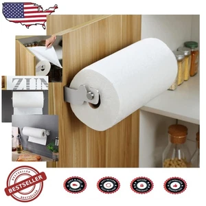 Papierhandtuchhalter aus Edelstahl - Unterschrank, Wandhalterung, große Rolle - Bild 1 von 8