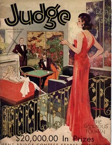 Vintage Judge Magazine September 27, 1930 ~ The Glorious Fourth ~ H - Picture 1 of 1