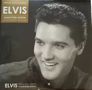 ELVIS CALENDAR 2016 COLLECTORS EDITION EARLY YEARS IMAGES INC BRAND NEW/SEALED - Picture 1 of 2