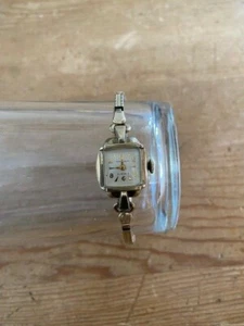 WALTHAM 10K RGP 21 Jewels Gold Women's Wristwatch Vintage Watch (not working) - Picture 1 of 5