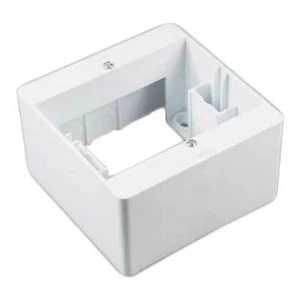 Aufputzrahmen weiss Unterputz Serie, 80x80x45mm Schalter Steckdose AP Aufputz - Bild 1 von 3