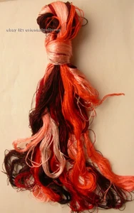 Chinese 100%real natural mulberry silk,hand-dyed embroidery silk floss/thread - Picture 1 of 4