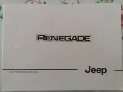 Libretto istruzioni uso e manutenzione Jeep Renegade 2016 in LINGUA TEDESCA - Immagine 1 di 3