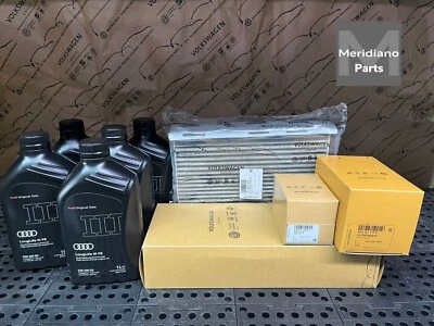 KIT TAGLIANDO ORIGINALE AUDI Q3 2.0TDI FILTRI + OLIO 0W-30 ORIGINIALE AUDI  Foto 1 de 3