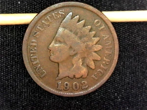 1902 Indian Head Cent Penny schöne saubere Münze!!! 001701 - Bild 1 von 2