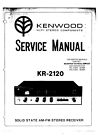 Servizio Manuale Di Istruzioni Per Kenwood Kr-2120