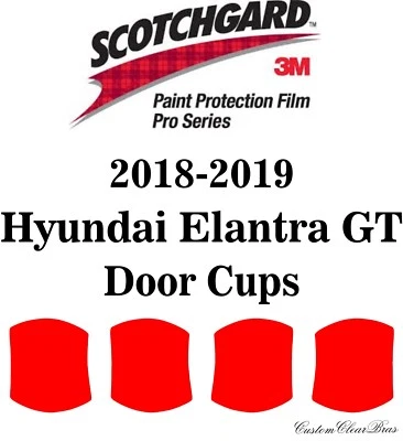 3M Scotchgard Paint Protection Film Pro Series Fits 2018 2019 Hyundai Elantra GT - Image 1 of 3