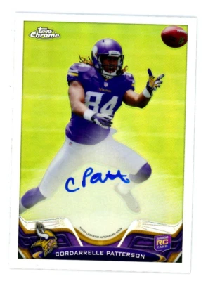 2013 Topps Chrome Cordarrelle Patterson #19 (RC) /150 Auto Refractor - Image 1 of 2