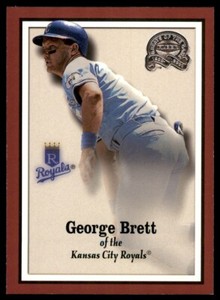 2000 FLEER GREATS OF THE GAME - #21 GEORGE BRETT ROYALS