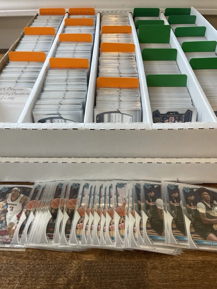 2023 Bowman "U" Basketball ,4 CARD MINIMUM, CARDS 1-100, 30% OFF free ship !! - Image 1 of 1
