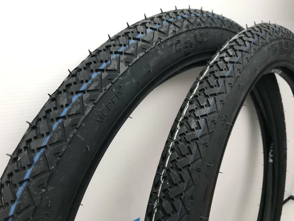 Coppia Copertoni KENDA 2-17 Piaggio CIAO + Camera D'aria KENDA