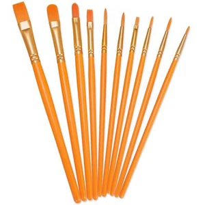 Acrylic Paint Brush Set,1pack/15pcs Nylon Hair Acrylic Painting Brush - Picture 1 of 7