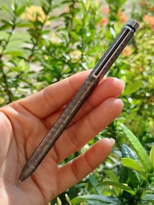 Pluma Multifunción Zebra Sharbo Patrón Grabado Raro USADO - Imagen 1 de 14