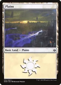 Plains Foil (252) War of the Spark WAR MTG Magic - Imagen 1 de 1