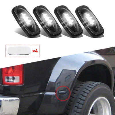 Белые светодиодные габаритные огни на крыло для Dodge Ram 2500 3500 2007-2018 годов выпуска - Изображение 1 из 4