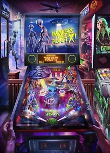 Videospiel Puzzle 60er Jahre Nostalgie 1000-teiliges Puzzle, Flipper, Künstler Rachid Lot - Bild 1 von 8