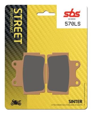 SBS Street Rear Sintered Brake Pads - 570LS - YAMAHA SRX 600 1986 - ONWARD - Image 1 of 4